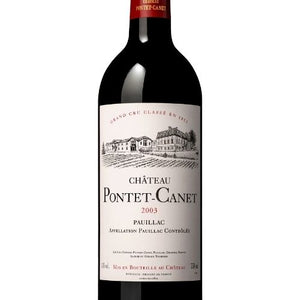 Château Pontet-Canet 5emé Cru Classé, Pauillac, 2003, 75cl