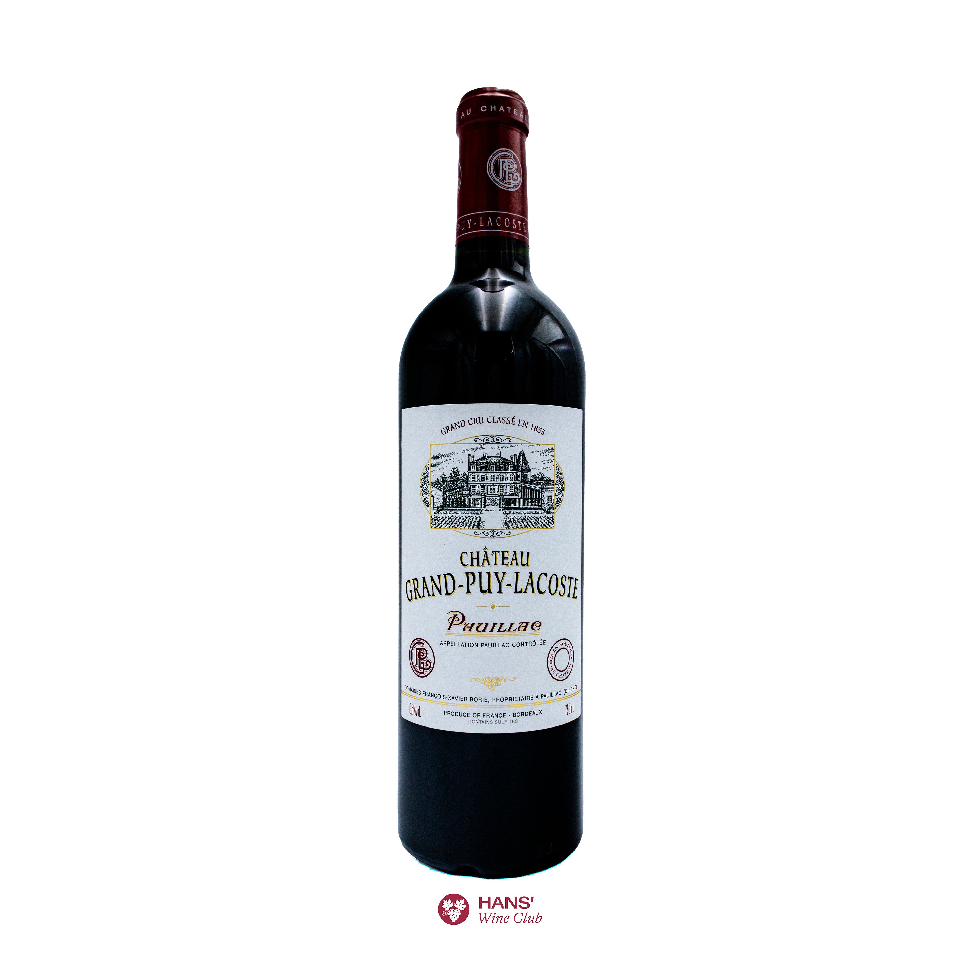 Château Grand-Puy-Lacoste 5eme Cru Classé, Pauillac, 2009, 75cl