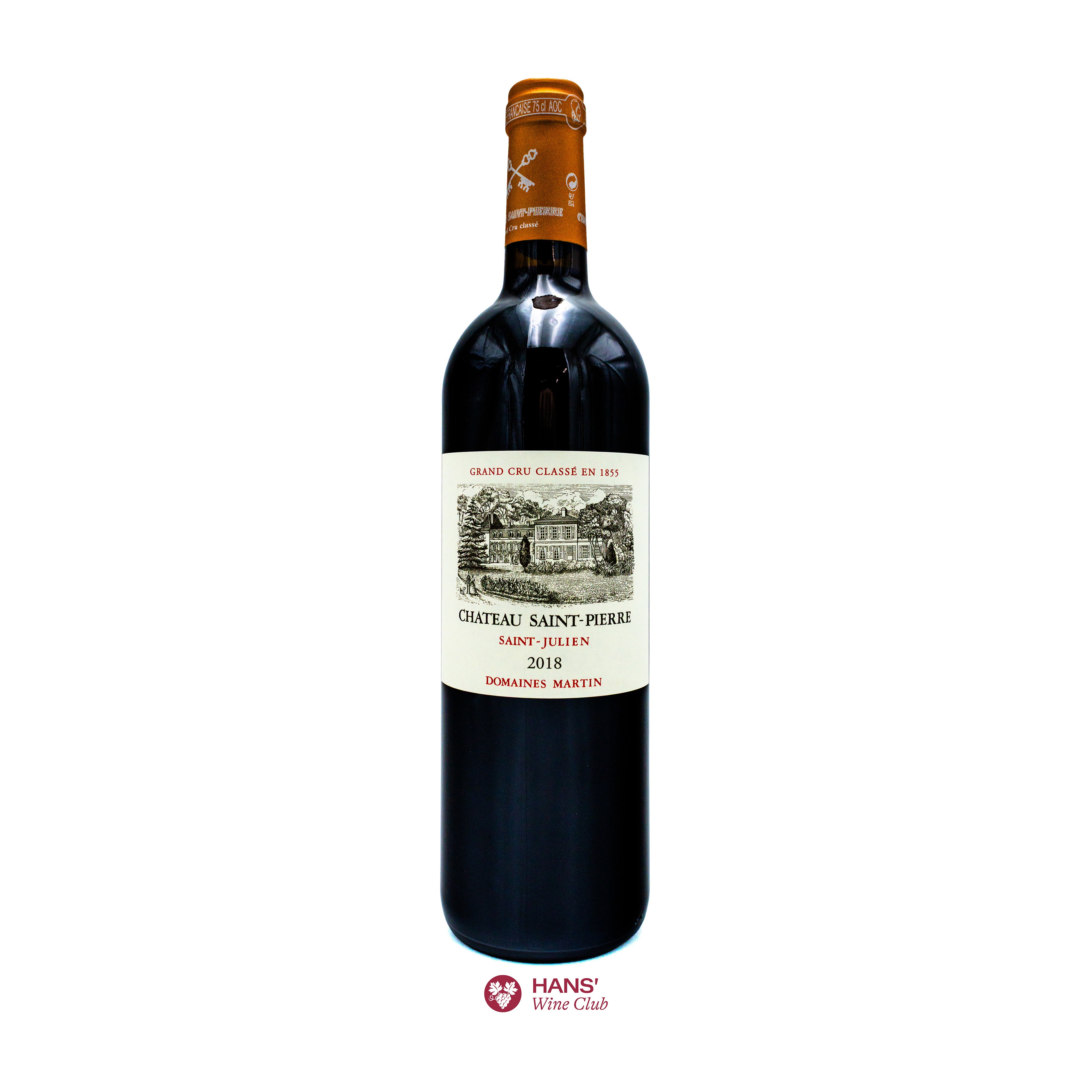 Château Saint-Pierre 4ème Cru Classé, Saint-Julien, 2018, 75cl