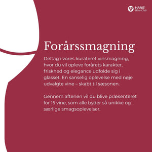 Forårssmagning | 12. marts 2026 | Scuderia Faggio